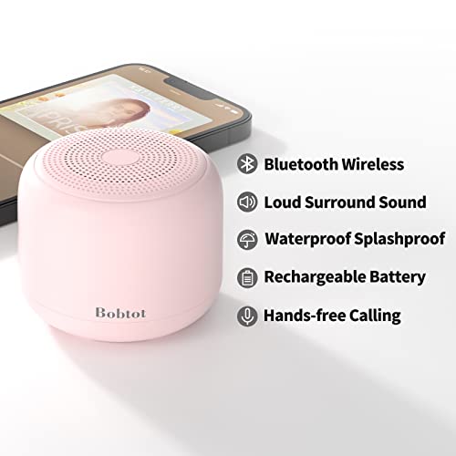Bobtot Portable Bluetooth Speakers: Waterproof, Loud Stereo Sound