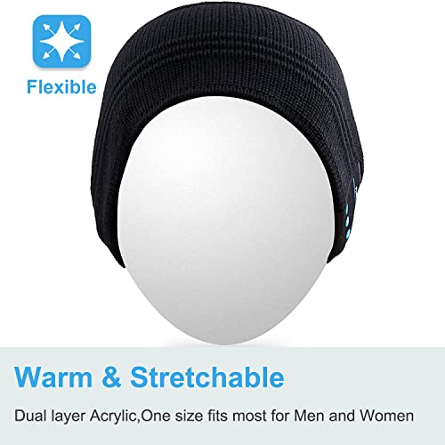 Rotibox Wireless Bluetooth Beanie Hat for Outdoor Sports