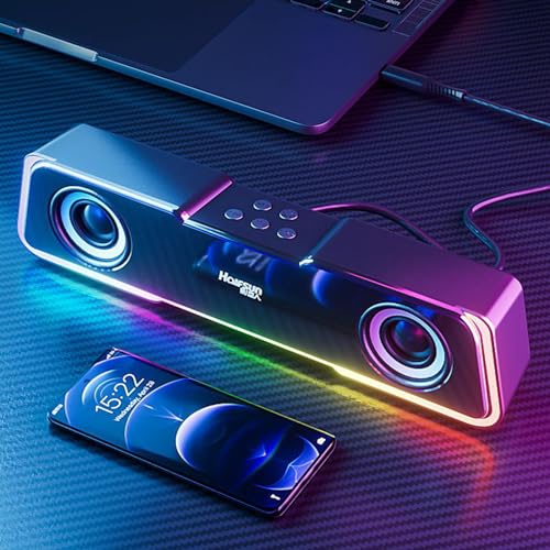 Colorful Bluetooth Subwoofer Sound Bar for Smart TV