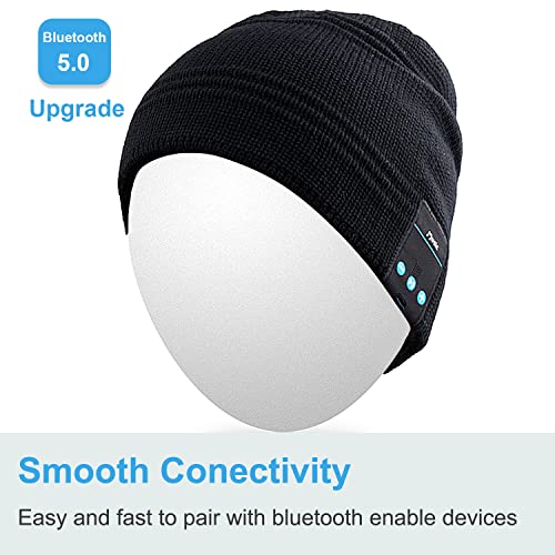 Rotibox Wireless Bluetooth Beanie Hat for Outdoor Sports