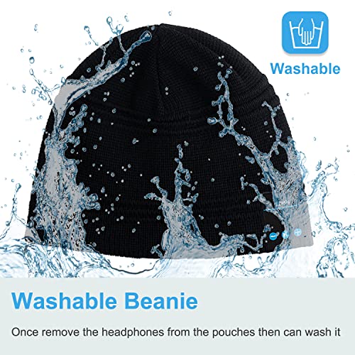 Rotibox Wireless Bluetooth Beanie Hat for Outdoor Sports