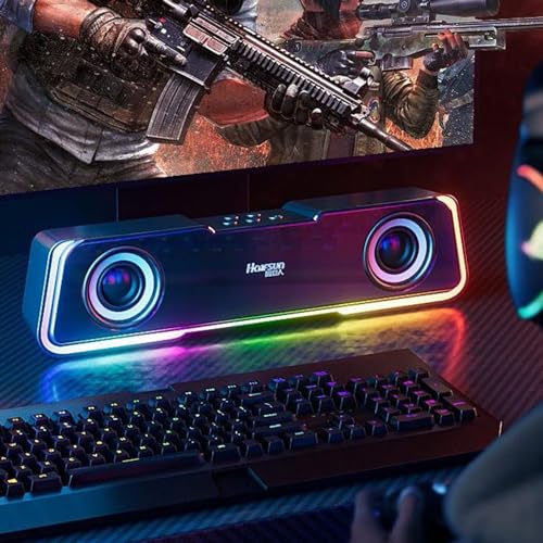 Colorful Bluetooth Subwoofer Sound Bar for Smart TV