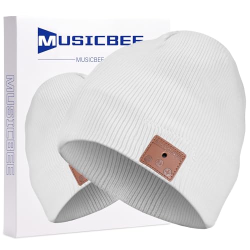 MUSICBEE Bluetooth Beanie: Wireless Knit Winter Cap