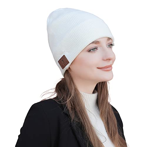 MUSICBEE Bluetooth Beanie: Wireless Knit Winter Cap