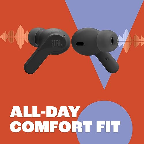 JBL Vibe Beam Earbuds - Black, Small