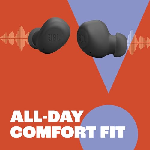 JBL Vibe Buds Wireless Headphones - Black, Small