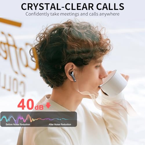 Bass Stereo Wireless Earbuds with LED Power Display