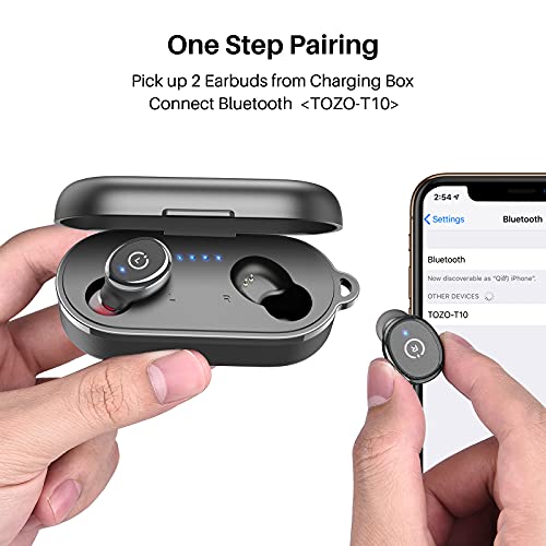 TOZO T10 Bluetooth 5.0 Wireless Earbuds Waterproof Headphones