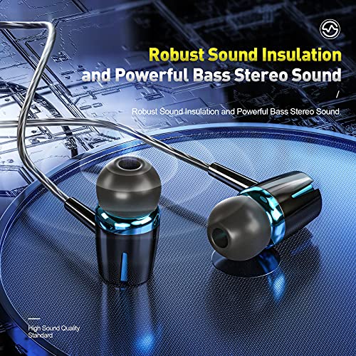 5 Pack Rayleigh Wired Earbuds with Microphone