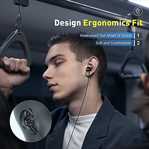 5 Pack Rayleigh Wired Earbuds with Microphone