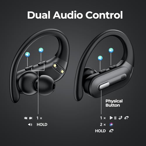 Wireless Bluetooth Earbuds with 90 Hrs Playtime & Charging Case