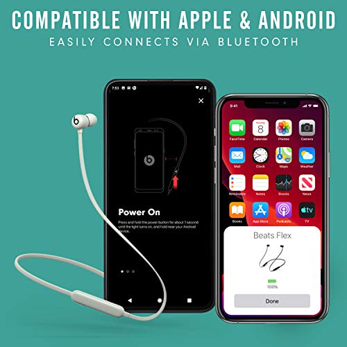 Smoke Gray Beats Flex Wireless Earbuds, Magnetic, Class 1