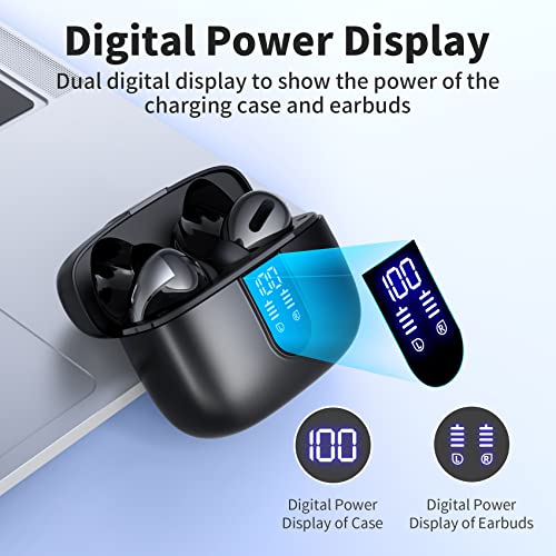 TAGRY Bluetooth Headphones True Wireless Earbuds Sports Mic