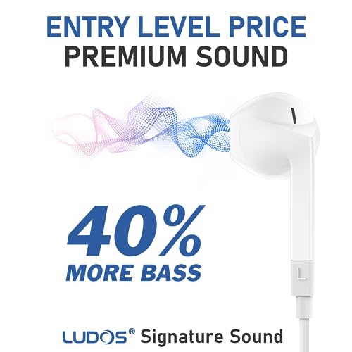 LUDOS FEROX In-Ear Wired Earbuds with Microphone