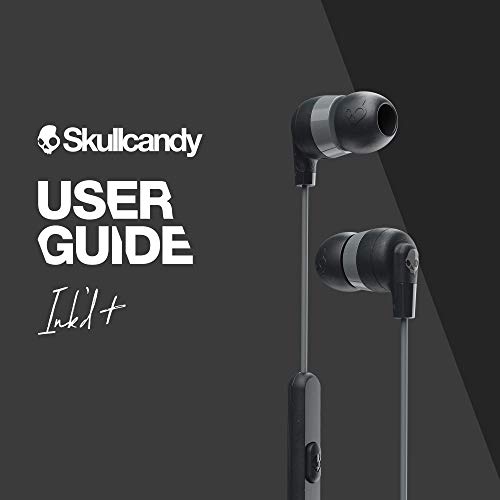 Skullcandy Ink'd+ Wired Earbuds with Microphone - Black