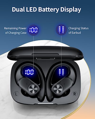 Wireless Bluetooth Earbuds with 80hrs Playtime and Waterproof