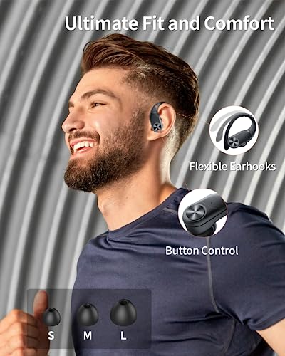 Wireless Bluetooth Earbuds with 80hrs Playtime and Waterproof