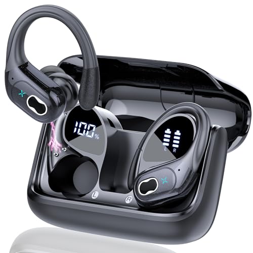 Sporty Wireless Earbuds with Deep Bass and Noise Cancelling