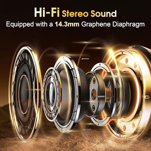 Sporty Wireless Earbuds with Deep Bass and Noise Cancelling