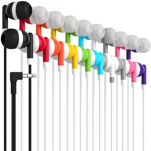 Maeline 10 Pack Multicolor Bulk Earbuds