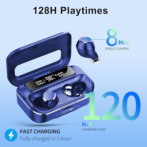 LED Power Display Wireless Bluetooth Earbuds IPX7 Waterproof