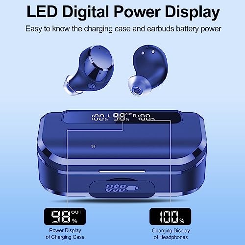 LED Power Display Wireless Bluetooth Earbuds IPX7 Waterproof