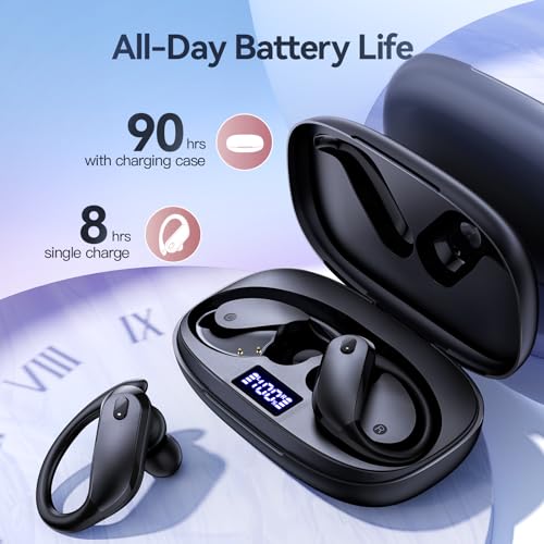 GNMN Wireless Earbuds with IPX7 Waterproof Sports Earphones
