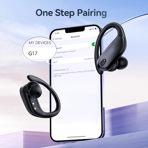 GNMN Wireless Earbuds with IPX7 Waterproof Sports Earphones