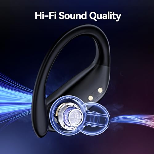 GNMN Wireless Earbuds with IPX7 Waterproof Sports Earphones