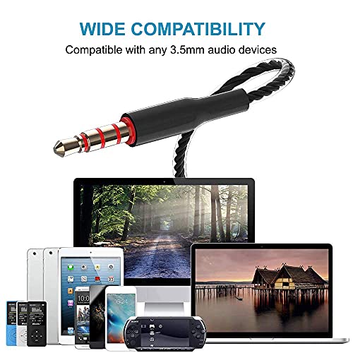 5-Pack LWZCAM Wired Earbuds with Mic, Bass Headphones