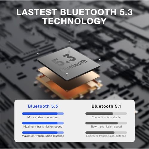 Wireless Earbuds Bluetooth 5.3 with Premium Sound