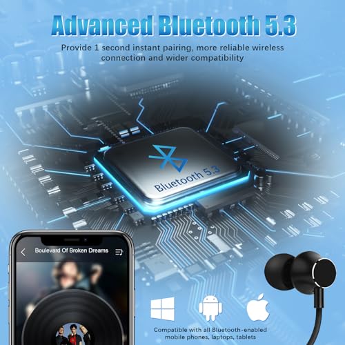 Muitune Bluetooth Earbuds with Mic, i35 Stereo Ear Buds