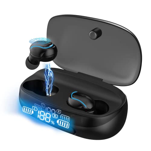 Wireless Bluetooth Earbuds with Touch Control and Mic