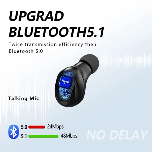 Wireless Bluetooth Earbuds with Touch Control and Mic