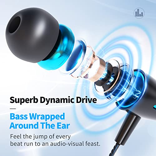 5-Pack Kirababy Earbuds with Mic for Powerful Bass