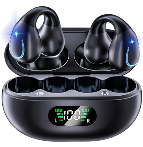 Bone Conduction Wireless Headphones with Charging Case