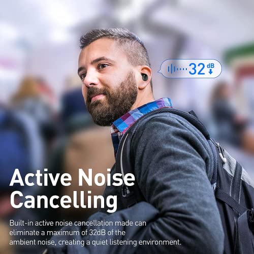 Wireless Bluetooth Earbuds with Touch Control and Mic