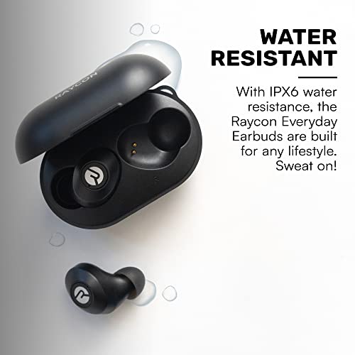 Raycon Everyday Bluetooth Earbuds with Mic - Matte Black