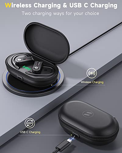 Wireless Bluetooth Headphones with Noise Cancelation and Clear Call