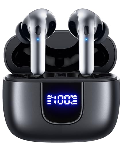 Wireless Bluetooth Earbuds with LED Power Display