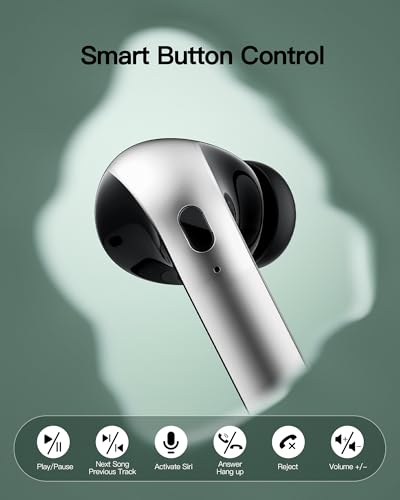 Wireless Bluetooth Earbuds with LED Power Display