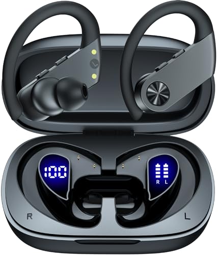 PocBuds Wireless Earbuds: 110Hrs Playback, Over-Ear Stereo Bass
