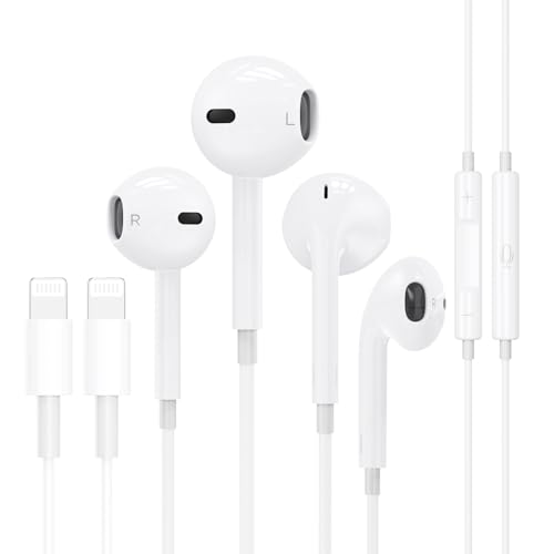 Apple Earbuds with Microphone and Volume Control, 2 Pack