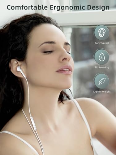 Apple Earbuds with Microphone and Volume Control, 2 Pack