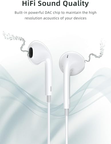 Apple Earbuds with Microphone and Volume Control, 2 Pack