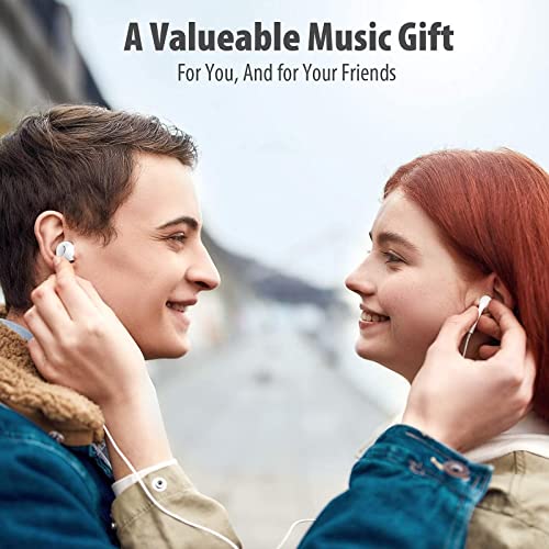 5-Pack Earbuds Headphones with Heavy Bass Stereo