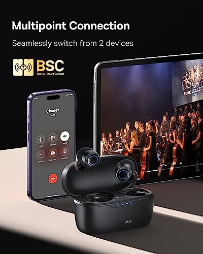 Baseus Wireless Earbuds, 140H Playback - Bowie MA10