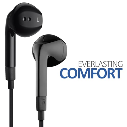 LUDOS FEROX Wired Earbuds with Microphone and Noise Isolation