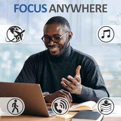 LUDOS FEROX Wired Earbuds with Microphone and Noise Isolation