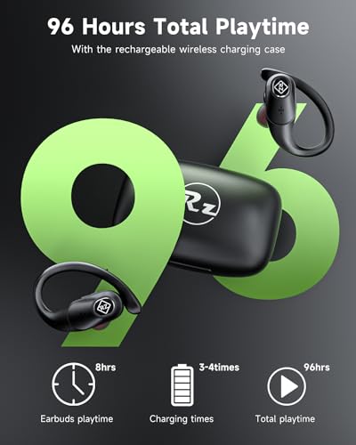 Wireless Bluetooth Earbuds with LED Charging Case, Waterproof